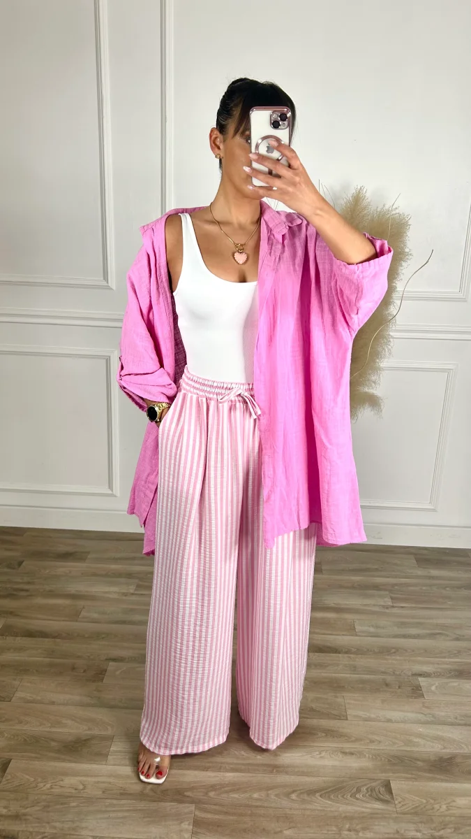 Pantalona riscas rosa - Image 2