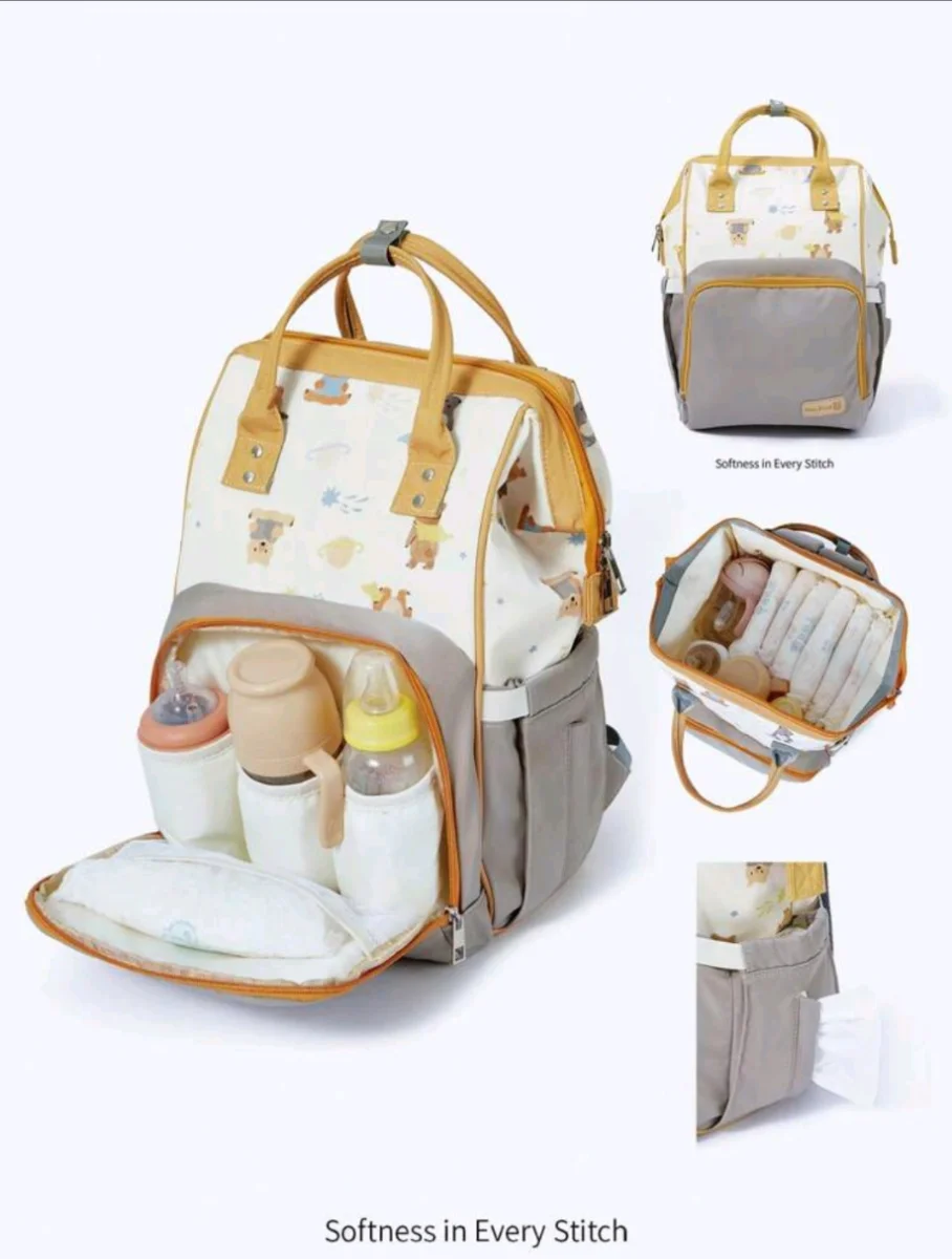 Bolsa de Mamã e bebê com decoração de urso Ref: 50FAS215 - Image 2
